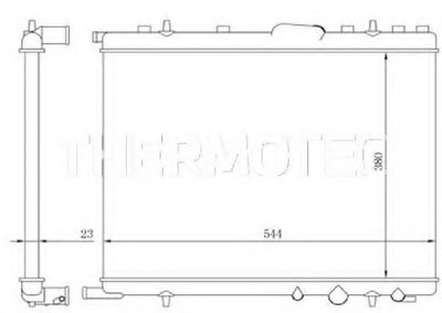 Радиатор, охлаждение двигателя THERMOTEC купить