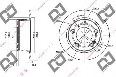 Тормозной диск DJ PARTS купить