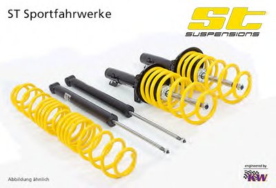 Комплект ходовой части, пружины / амортизаторы ST sports suspension METZGER