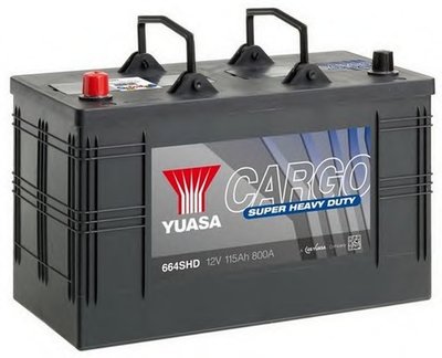 Стартерная аккумуляторная батарея Cargo Super Heavy Duty Batteries (SHD) YUASA купить