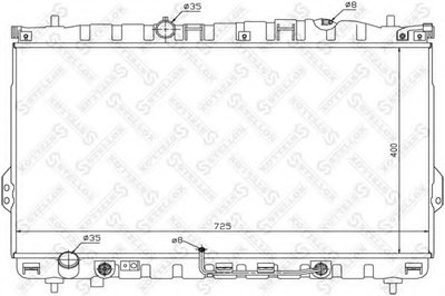 Радиатор, охлаждение двигателя STELLOX купить