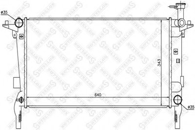 Радиатор, охлаждение двигателя STELLOX купить