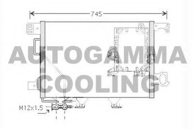 Конденсатор, кондиционер AUTOGAMMA купить