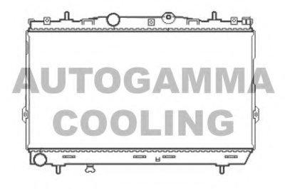 Радиатор, охлаждение двигателя AUTOGAMMA купить