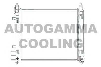 Радиатор, охлаждение двигателя AUTOGAMMA купить