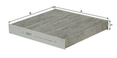 Фильтр, воздух во внутренном пространстве Cabin filter (Charcoal) for INFINITI GOODWILL купить