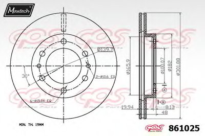 Тормозной диск R+ (Regular Plus) MAXTECH купить