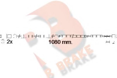Сигнализатор, износ тормозных колодок R BRAKE