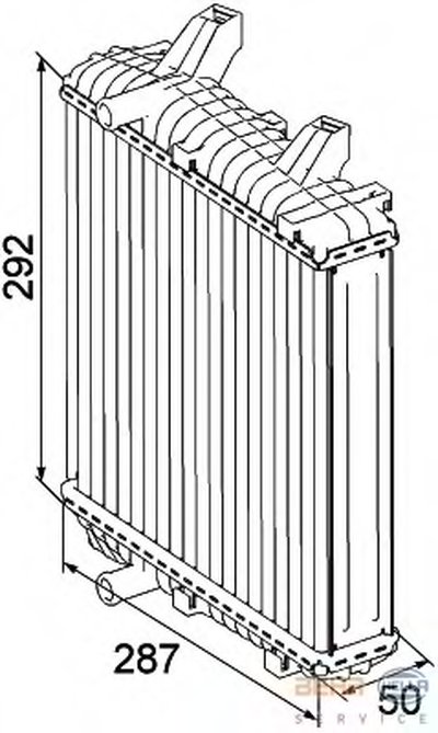 Радиатор, охлаждение двигателя BEHR HELLA SERVICE HELLA купить