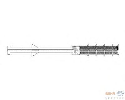 Осушитель, кондиционер BEHR HELLA SERVICE