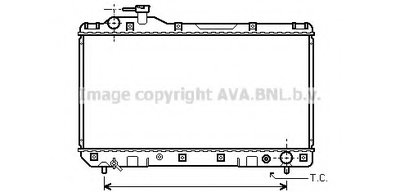 Радиатор, охлаждение двигателя AVA QUALITY COOLING купить
