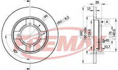 Тормозной диск Premium Carbon + FREMAX купить