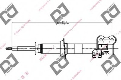 Амортизатор DJ PARTS купить