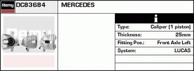 Тормозной суппорт Remanufactured REMY (Multiline) DELCO REMY