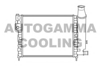 Радиатор, охлаждение двигателя AUTOGAMMA купить