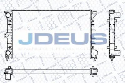 Радиатор, охлаждение двигателя JDEUS купить