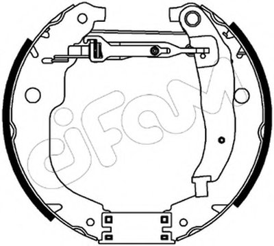 Комплект тормозных колодок Kit premounted CIFAM купить