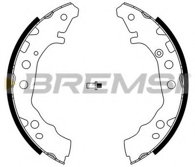 Комплект тормозных колодок BREMSI купить