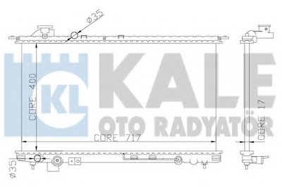 Радиатор, охлаждение двигателя KALE OTO RADYATÖR купить