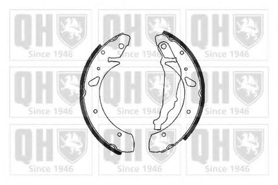 Комплект тормозных колодок QUINTON HAZELL