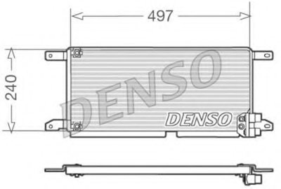 Конденсатор, кондиционер DENSO купить