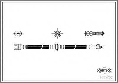 Тормозной шланг CORTECO