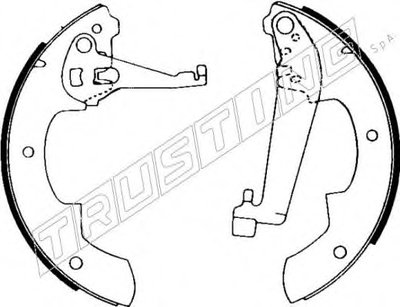 Комплект тормозных колодок TRUSTING купить