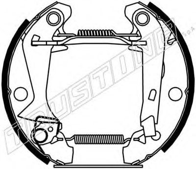 Комплект тормозных колодок FAST KIT TRUSTING купить