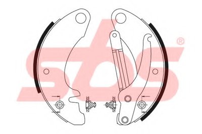 Комплект тормозных колодок sbs купить