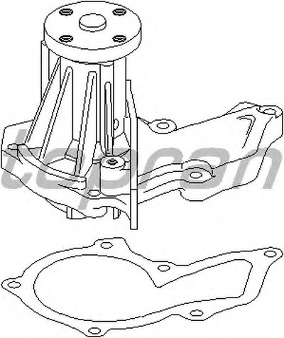 Водяной насос TOPRAN купить