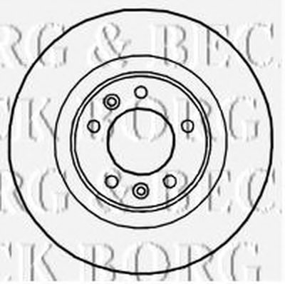 Тормозной диск BORG & BECK купить