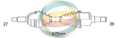 Приводной вал ODM-MULTIPARTS