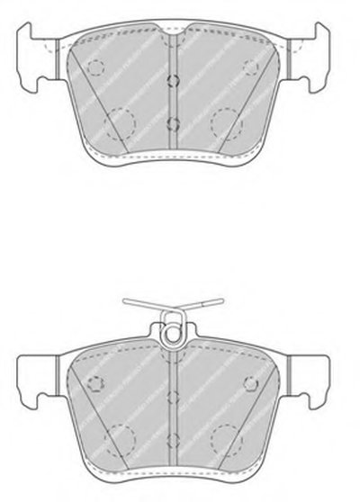 Комплект тормозных колодок, дисковый тормоз PREMIER FERODO купить