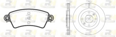 Комплект тормозов, дисковый тормозной механизм Dual Kit ROADHOUSE