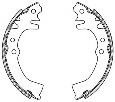 Комплект тормозных колодок ADVANCE OPEN PARTS купить