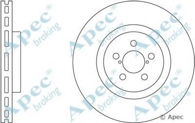 Тормозной диск APEC braking купить