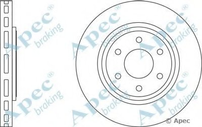 Тормозной диск APEC braking купить