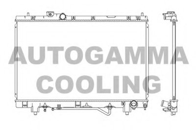 Радиатор, охлаждение двигателя AUTOGAMMA купить