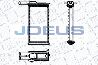 Теплообменник, отопление салона JDEUS