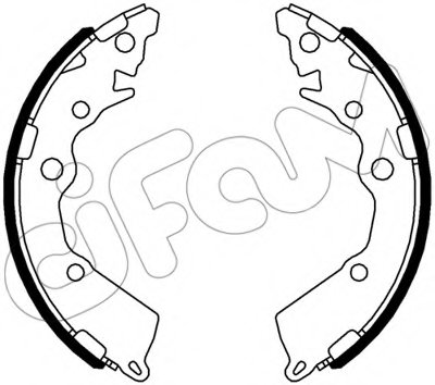 Комплект тормозных колодок CIFAM купить