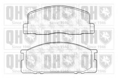 Комплект тормозных колодок, дисковый тормоз QUINTON HAZELL купить