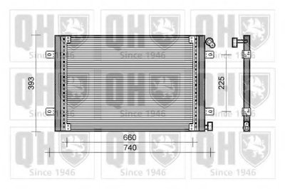 Конденсатор, кондиционер QUINTON HAZELL купить