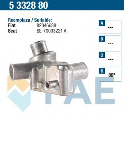 Термостат, охлаждающая жидкость FAE купить