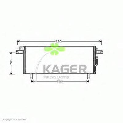 Конденсатор, кондиционер KAGER купить