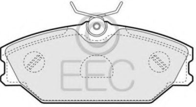 Комплект тормозных колодок, дисковый тормоз EEC