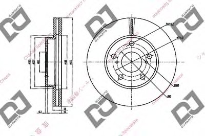 Тормозной диск DJ PARTS купить