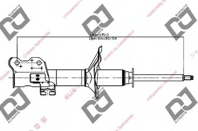 Амортизатор DJ PARTS купить