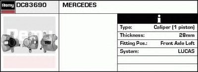 Тормозной суппорт Remanufactured REMY (Multiline) DELCO REMY