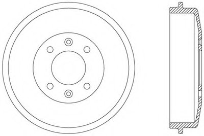 Тормозной барабан ADVANCE OPEN PARTS