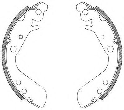 Комплект тормозных колодок ADVANCE OPEN PARTS купить